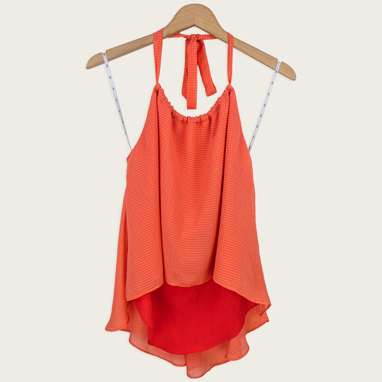00s Anise Layered Halter Top - Size S