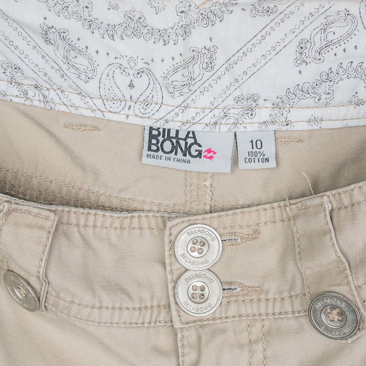 00s Billabong Cargo Shorts - Size XS