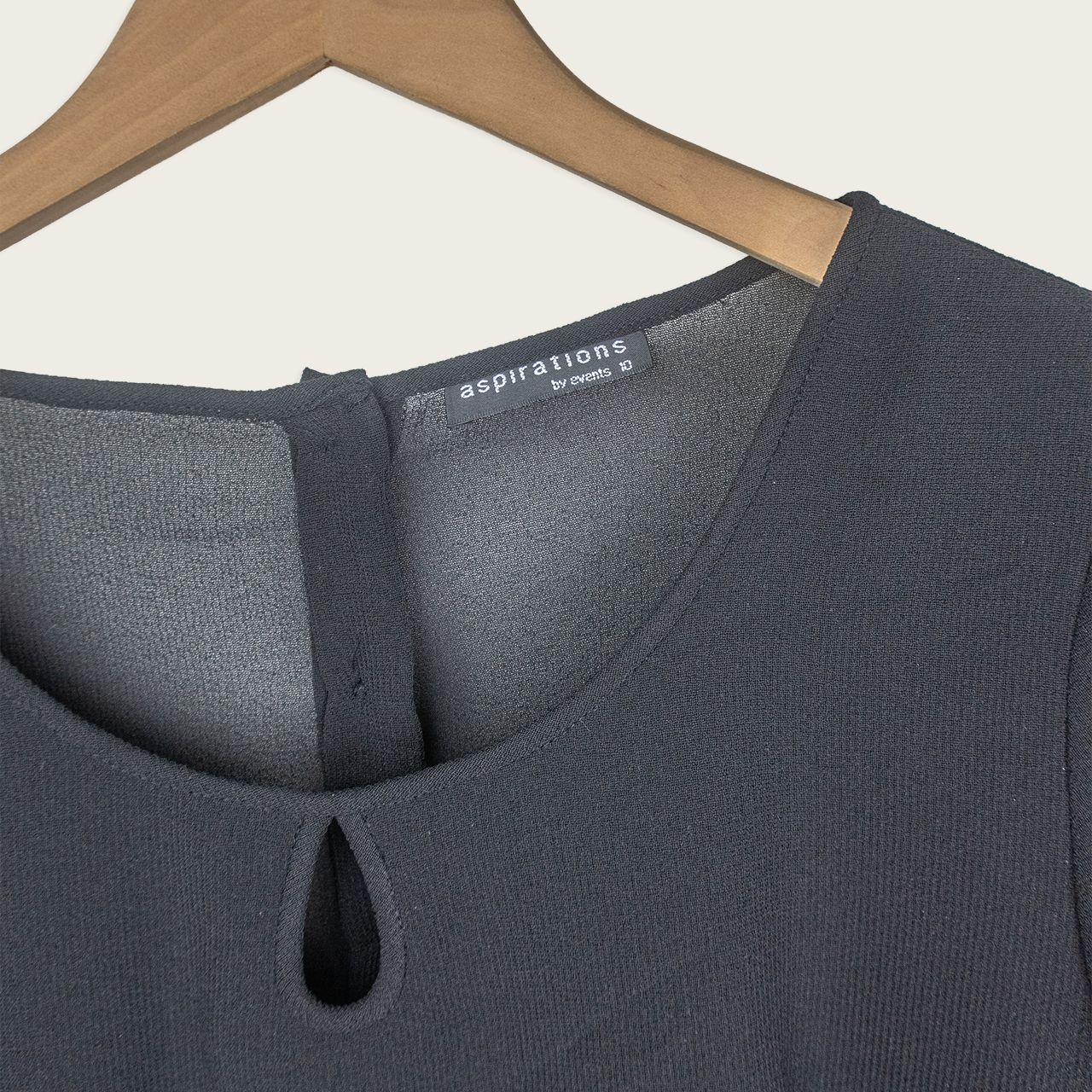 00s Aspirations by Events Button Top - Size S