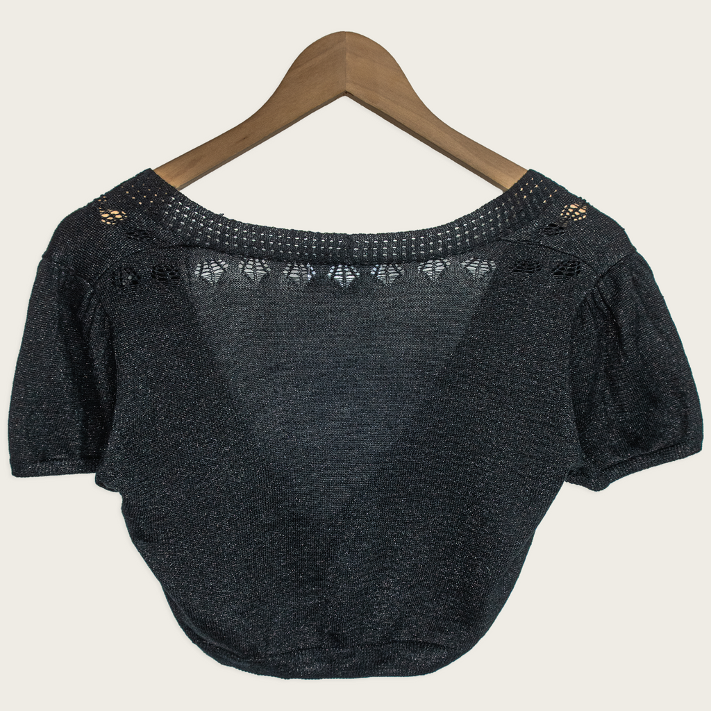 Y2K TEMT Cropped Cardigan - Size L