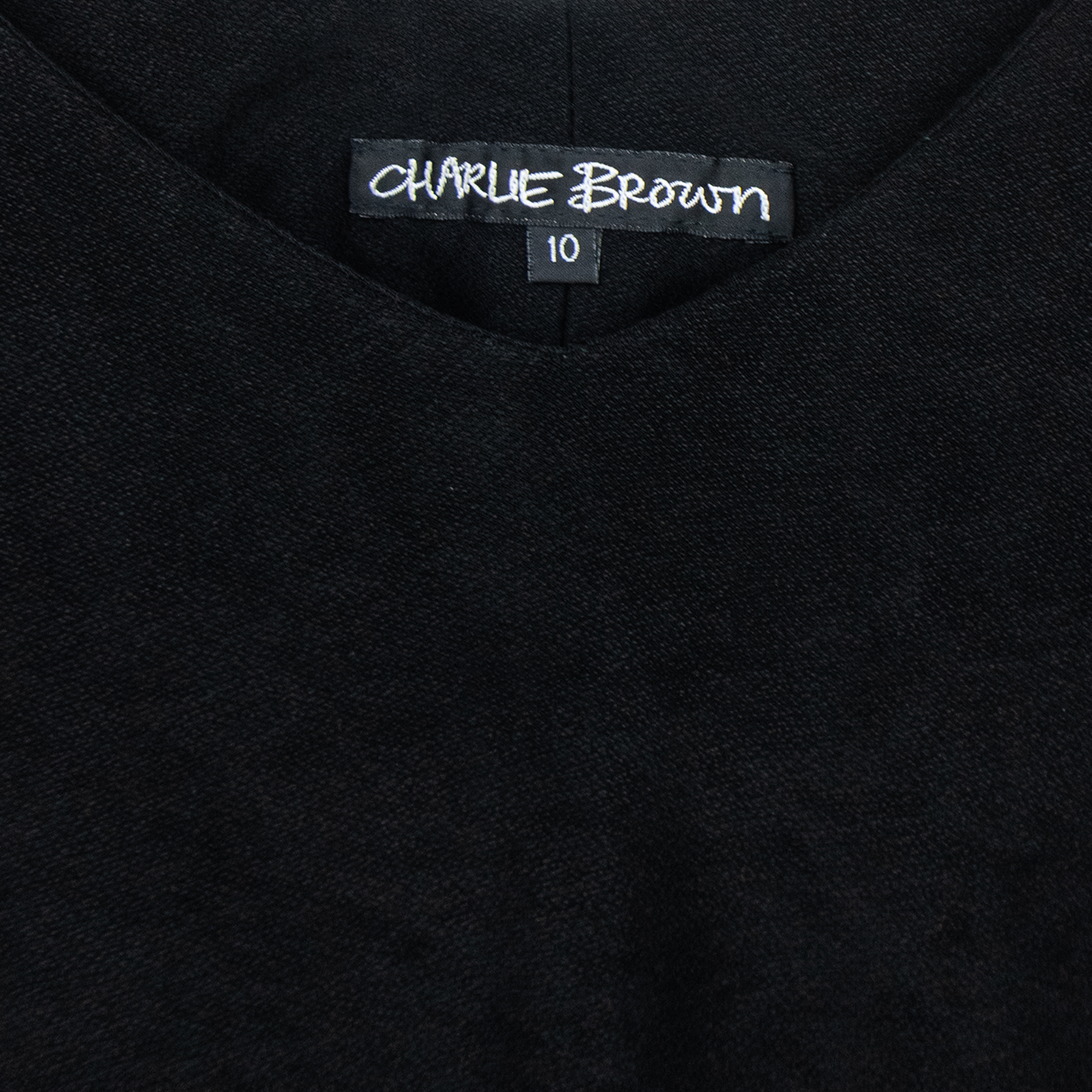 Vintage Charlie Brown Asymmetrical Black Tank Top - Size S/M