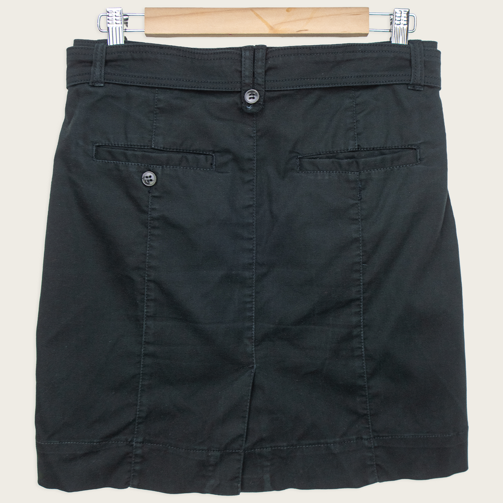00s Esprit Black Belted Mini Skirt - Size XS