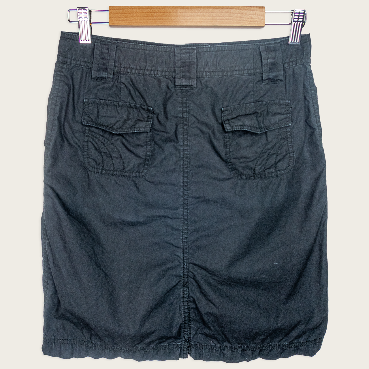 Y2K Esprit Utility Midi Skirt - Size XS