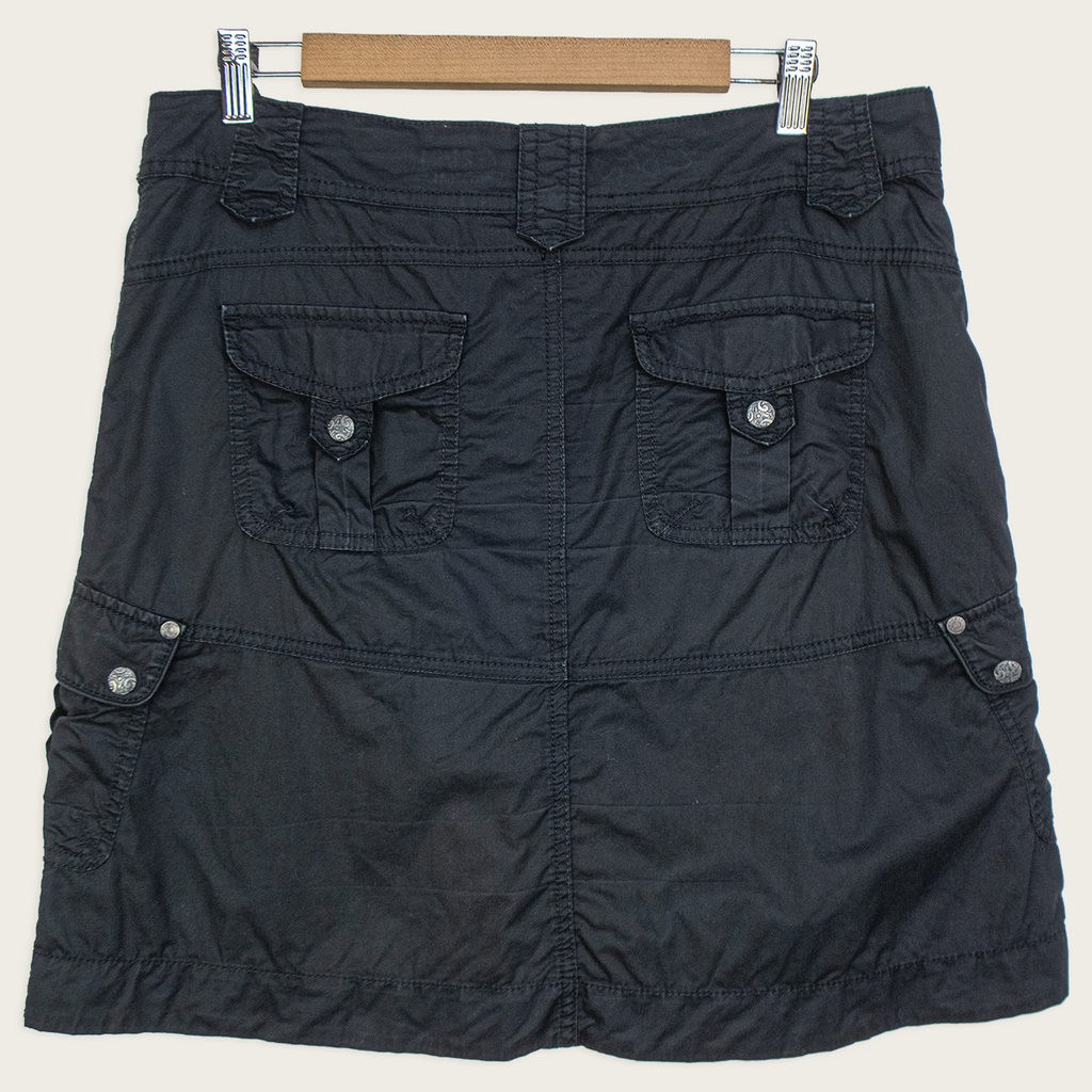 00s Esprit Black Cargo Mini Skirt - Size M