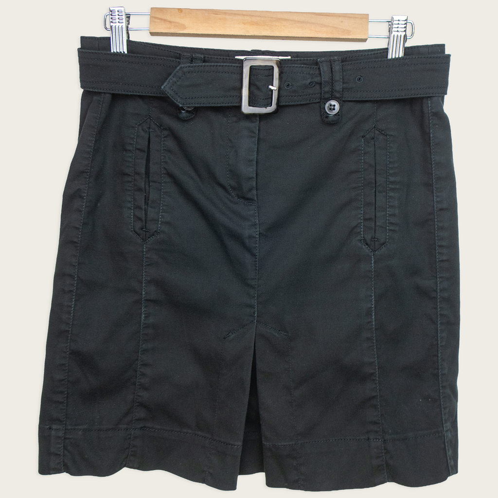 00s Esprit Black Belted Mini Skirt - Size XS