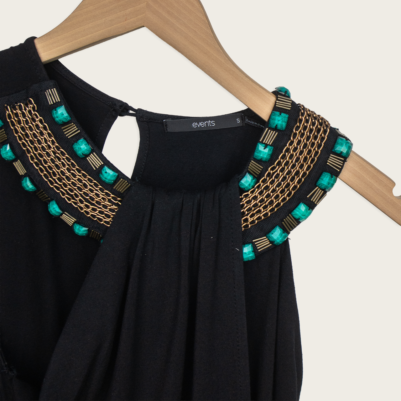 00s Events Asymmetric Sleeveless Top - Size S