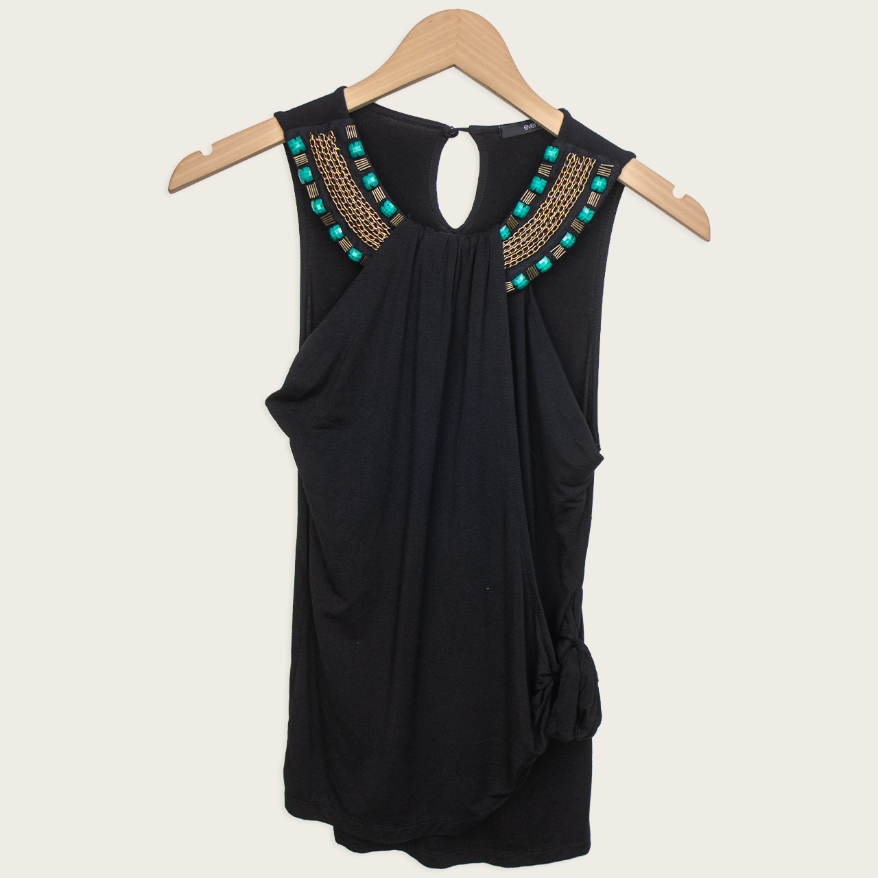 00s Events Asymmetric Sleeveless Top - Size S