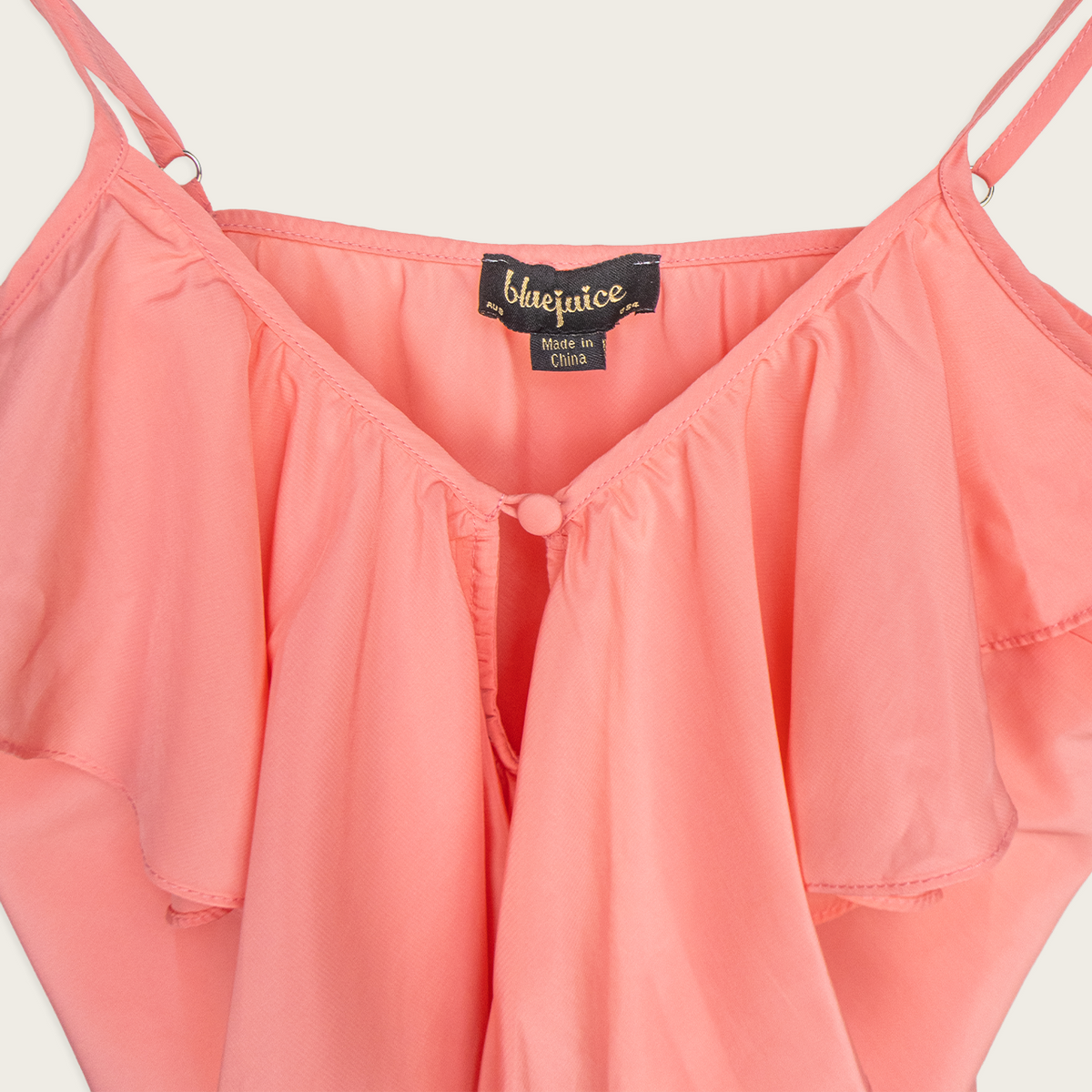 00s Bluejuice Ruffle Cami Top - Size S