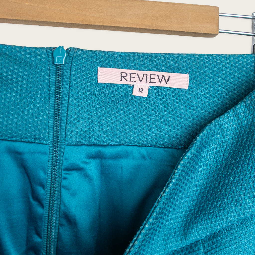 Review Textured Midi Skirt - Size M