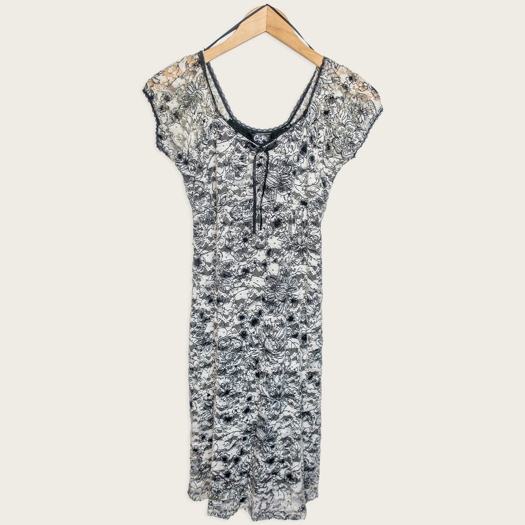 Y2K CKM Mesh Dress - Size S