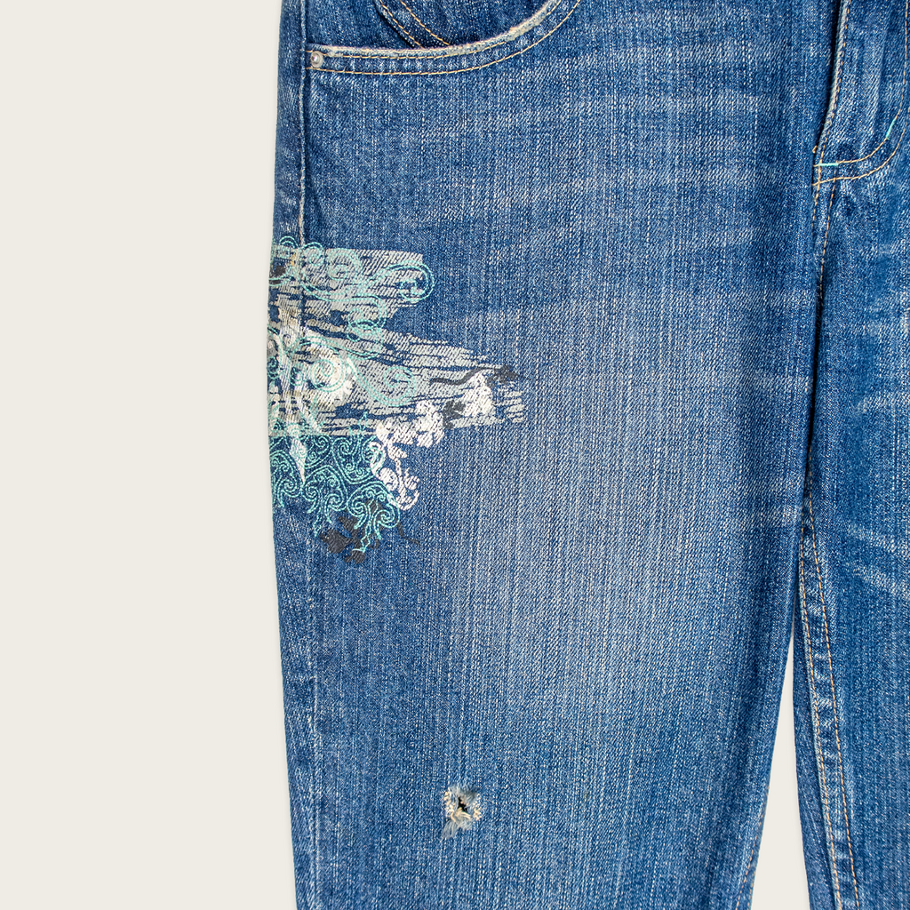 Y2K Just Jeans Denim Capris - Size S/M