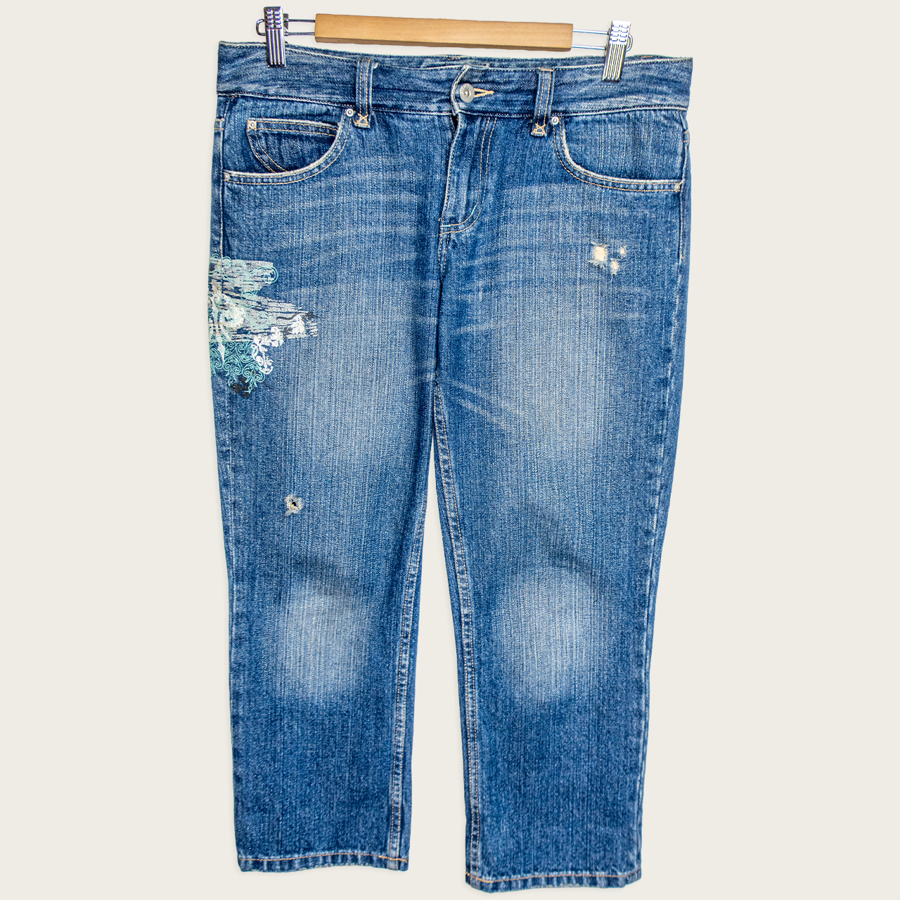 Y2K Just Jeans Denim Capris - Size S/M