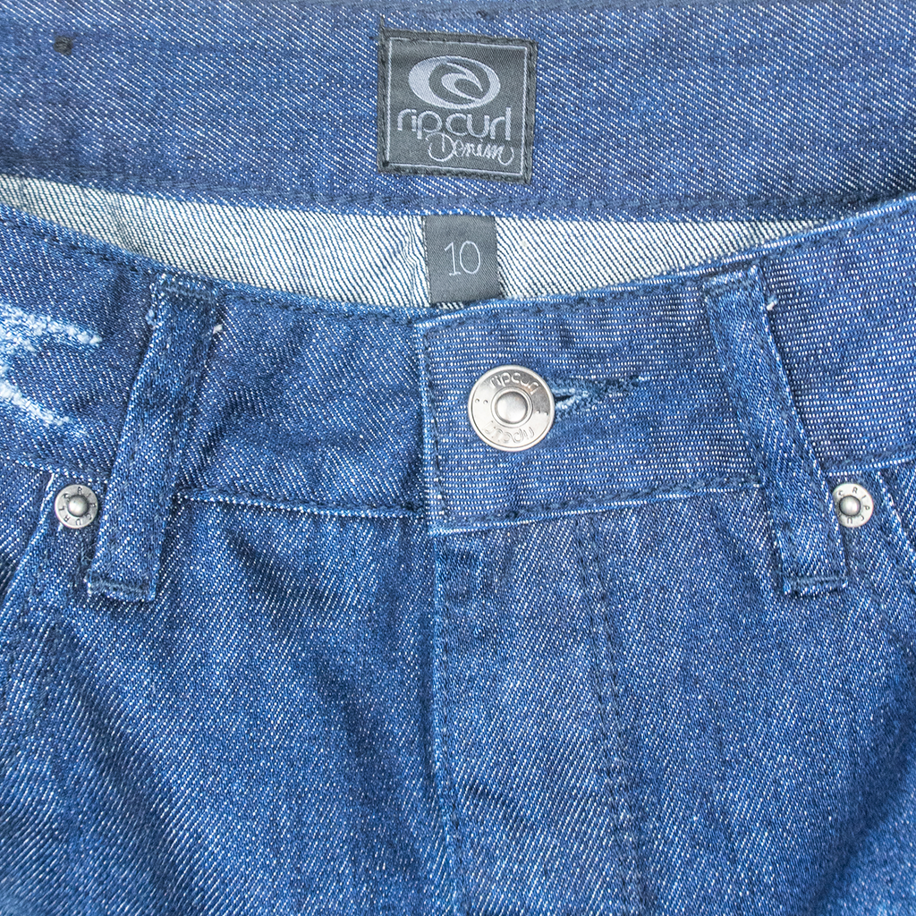 Y2K Rip Curl Denim Mini Skirt - Size M