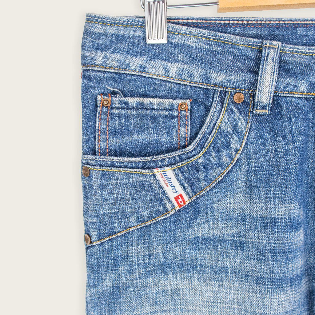 Y2K Diesel Denim Shorts - Mid Wash - Size 8