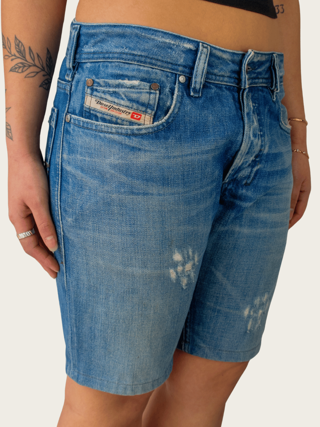 Y2K Diesel Denim Shorts - Size S