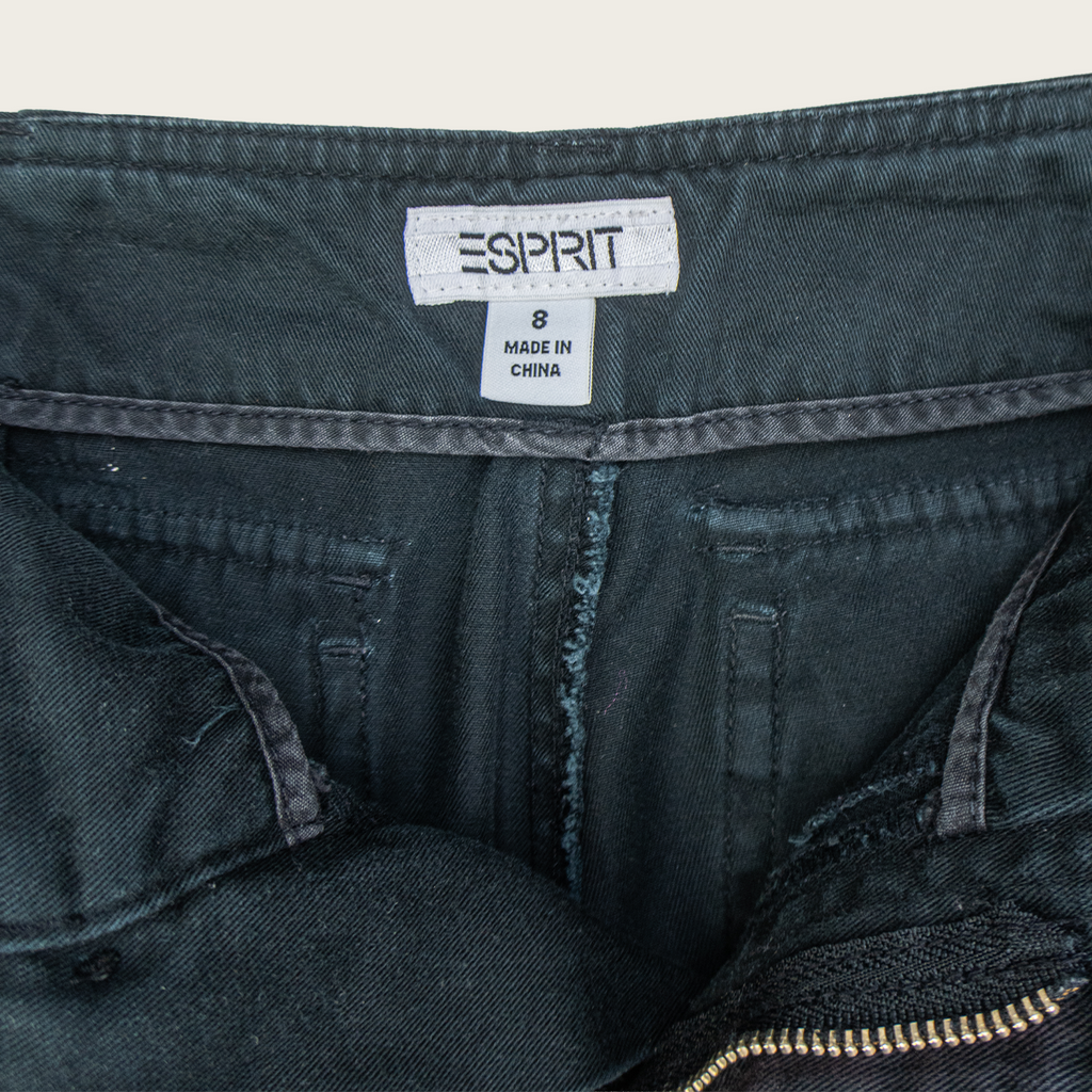 00s Esprit Black Utility Capri Pants - Size XS