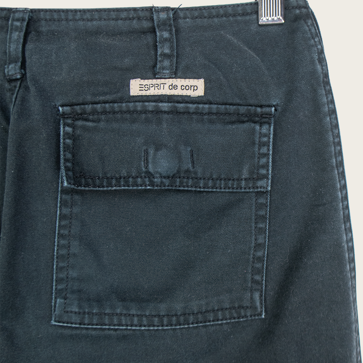 00s Esprit Black Utility Capri Pants - Size XS