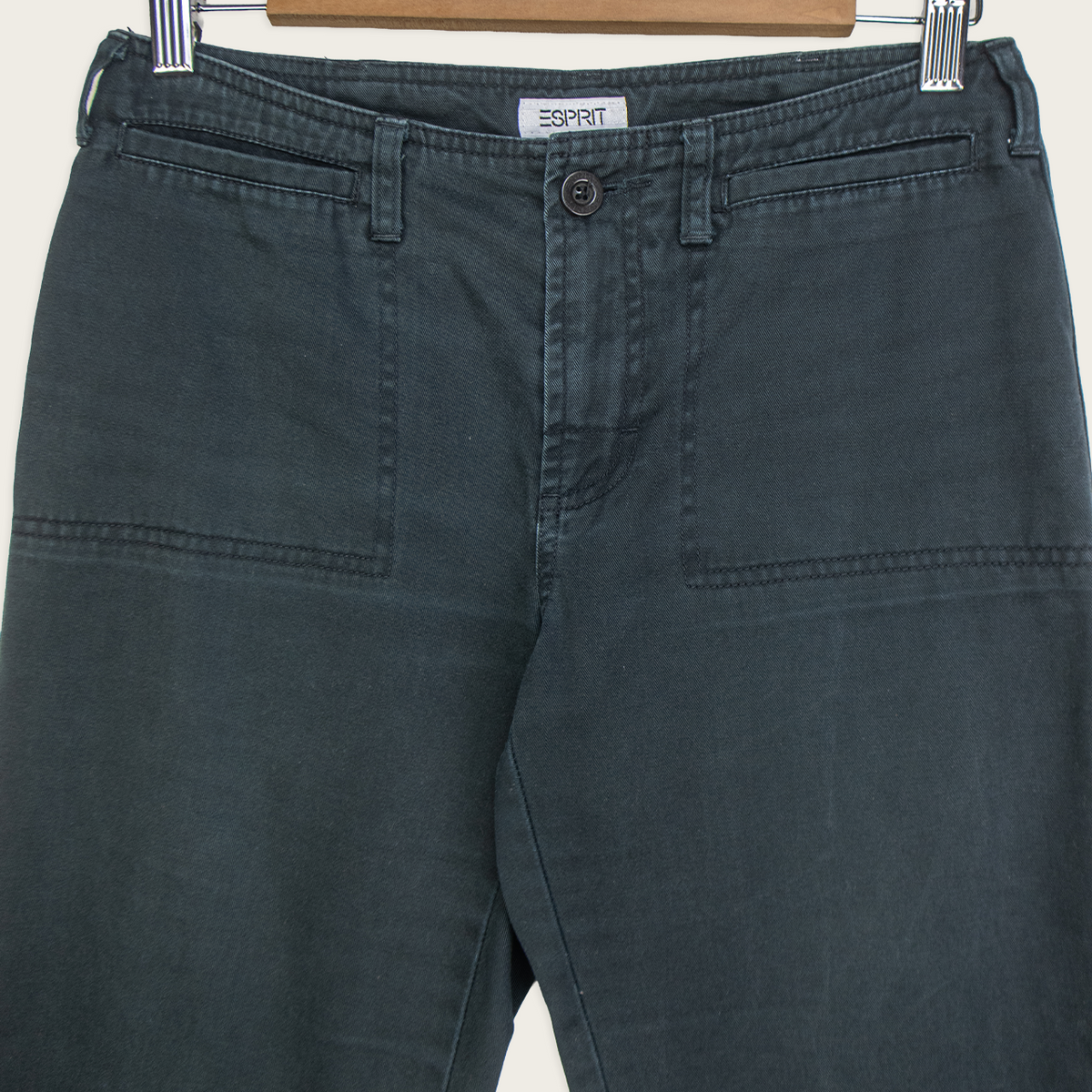 00s Esprit Black Utility Capri Pants - Size XS