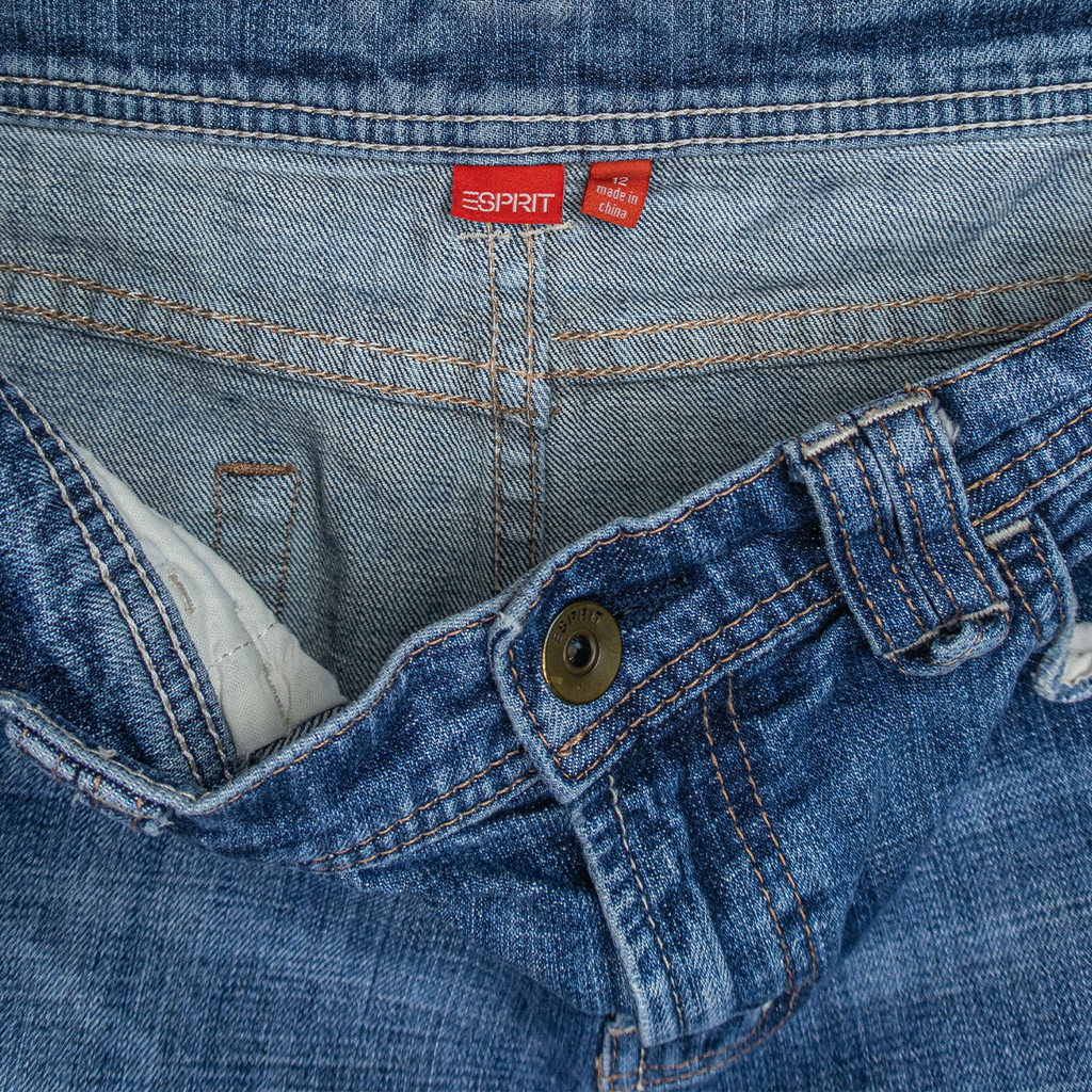 00s Esprit Denim Mini Skirt - Size S/M