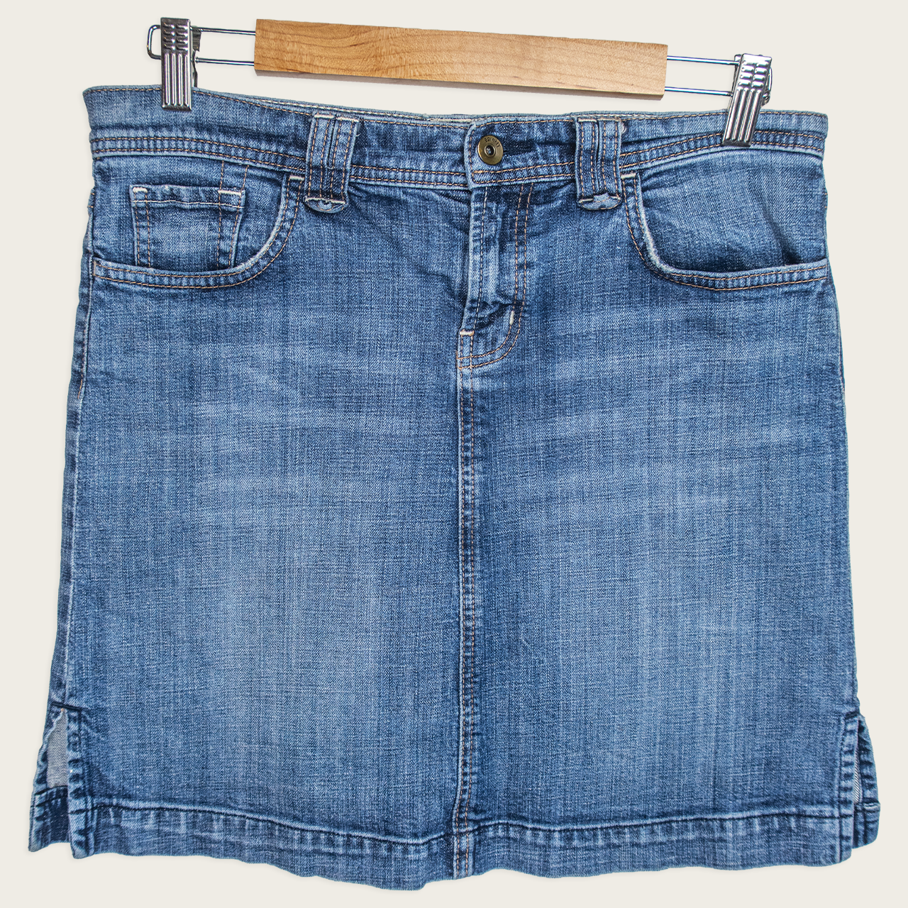 00s Esprit Denim Mini Skirt - Size S/M