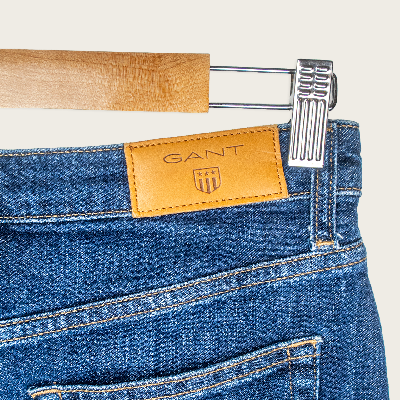 Gant Denim Midi Skirt - Size XS