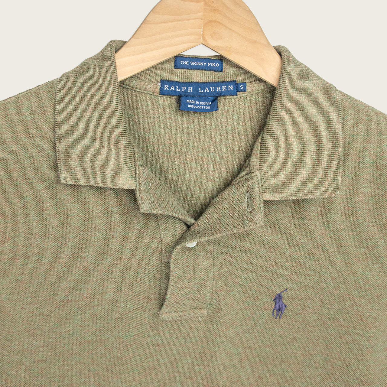00s Ralph Lauren Skinny Polo - Size S