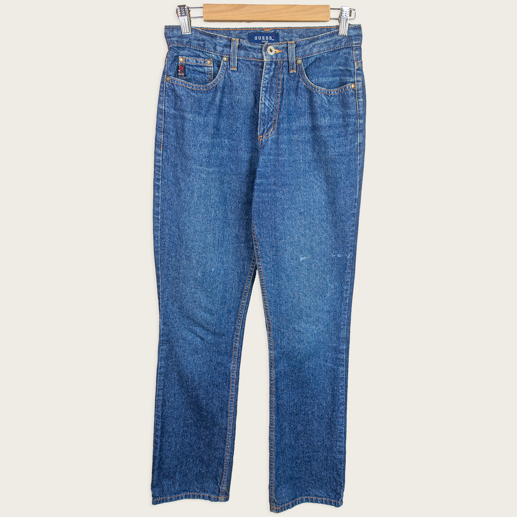 Vintage Guess Jeans USA Straight Leg Denim Jeans - Blue - Size 8