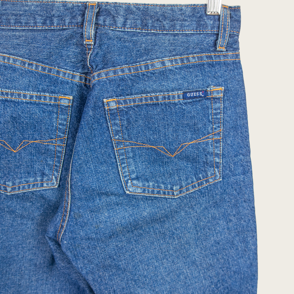 Vintage Guess Jeans USA Straight Leg Denim Jeans - Blue - Size 8