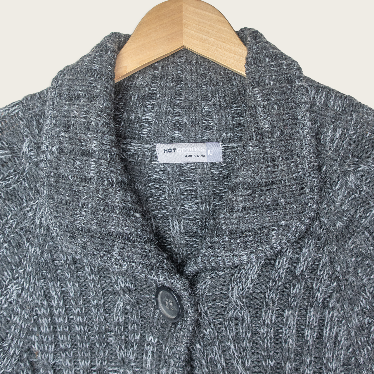 00s Hot Options Knit Cardigan - Size S/M
