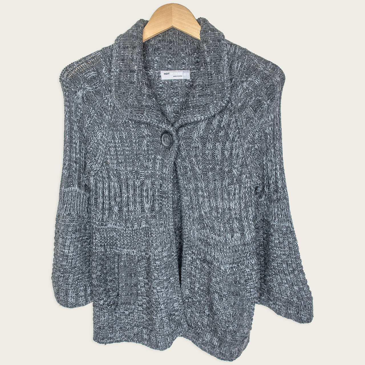 00s Hot Options Knit Cardigan - Size S/M