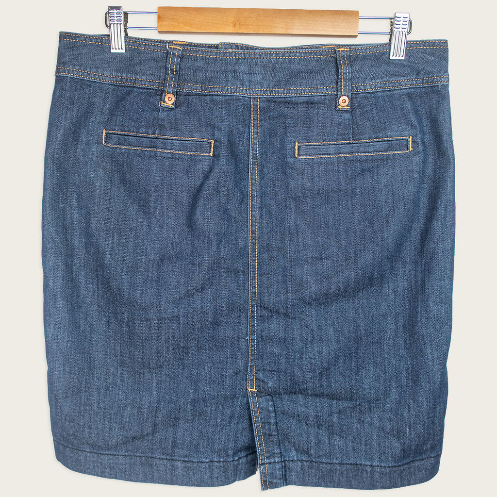 Y2K Jag Jeans Denim Midi Skirt - Size M/L