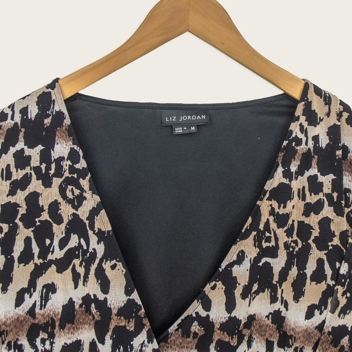 00s Liz Jordan Animal Print Top - Size S/M
