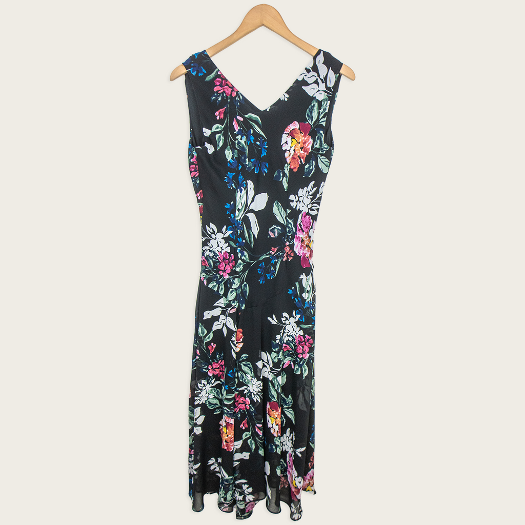 Liz Jordan Floral Maxi Dress - Size S