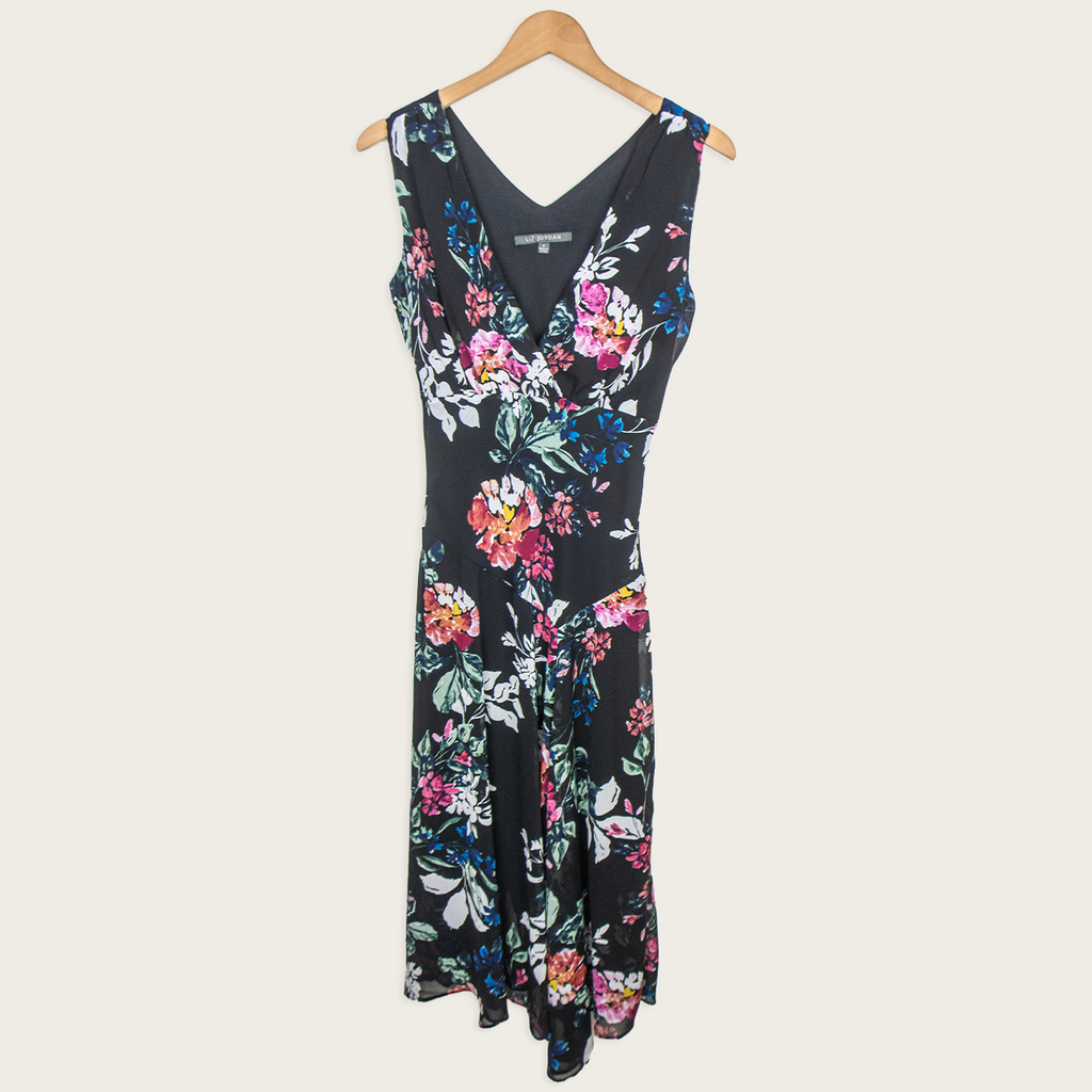 Liz Jordan Floral Maxi Dress - Size S