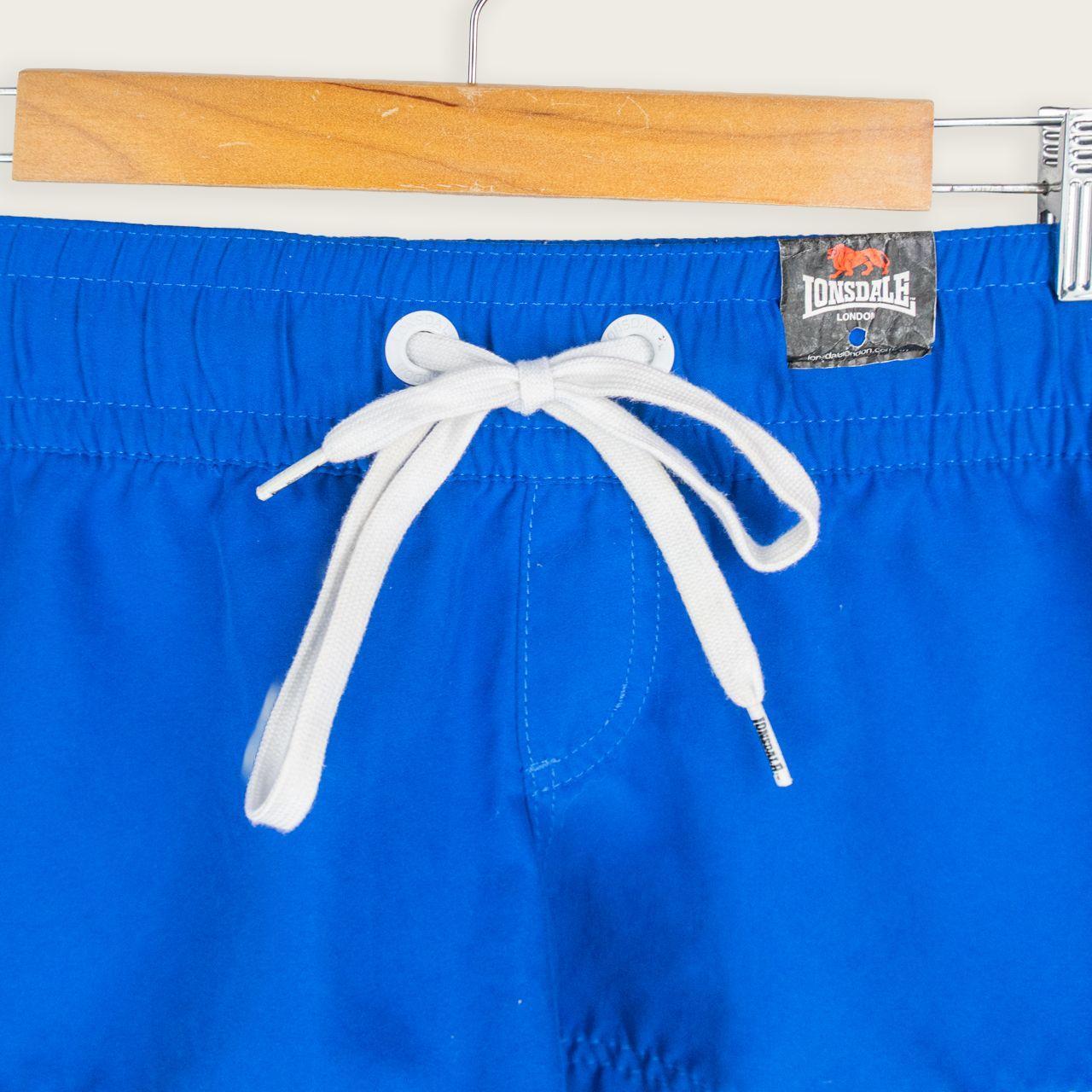 Y2K Lonsdale Mini Shorts - Blue - Size 10