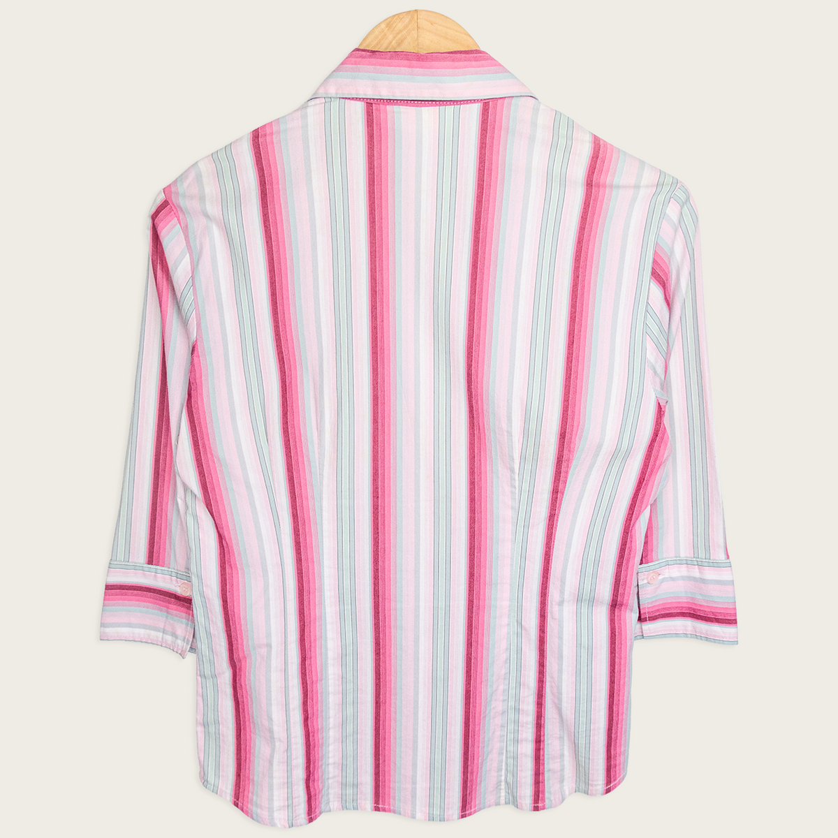 Y2K Miller’s Striped Zip Blouse - Size M