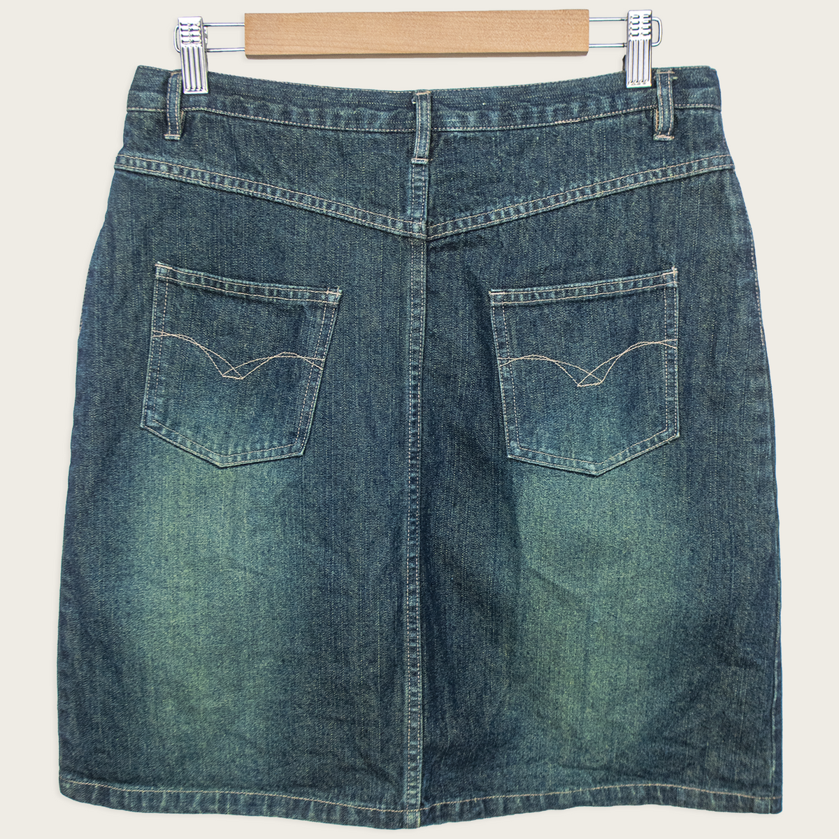 00s Miss Shop Denim Midi Skirt - Size S