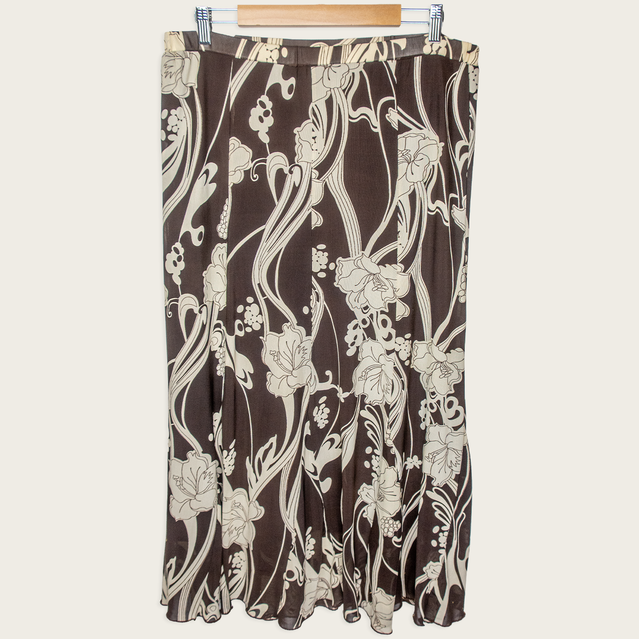 Y2K Floral Maxi Skirt - Size M/L