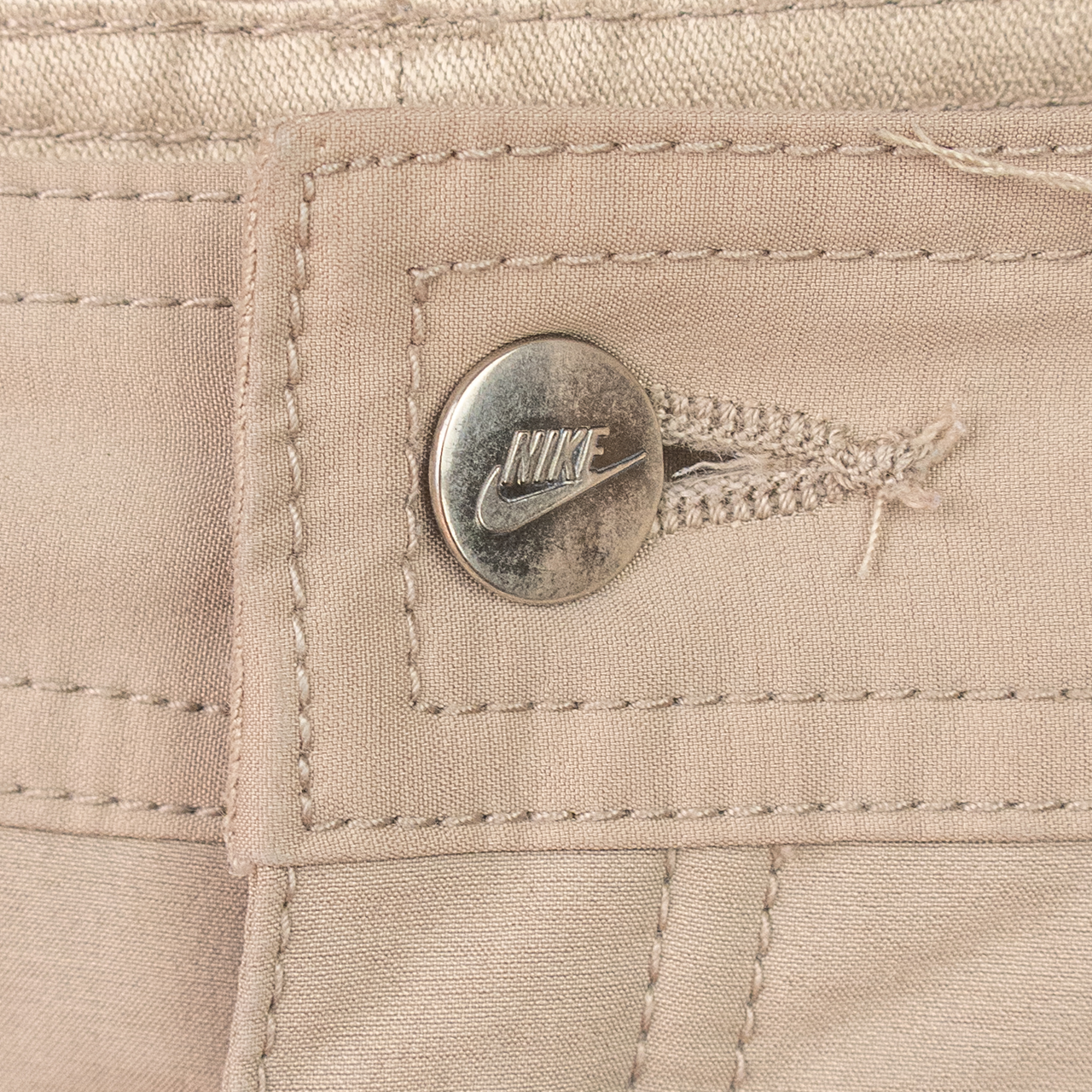 Y2K Nike Pants - Beige Straight Leg - Size S