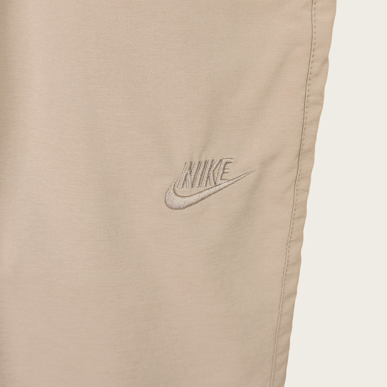 Y2K Nike Pants - Beige Straight Leg - Size S