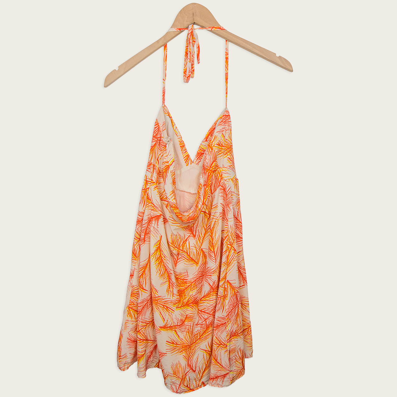 00s Bluejuice Silk Neck Halter Dress - Size S