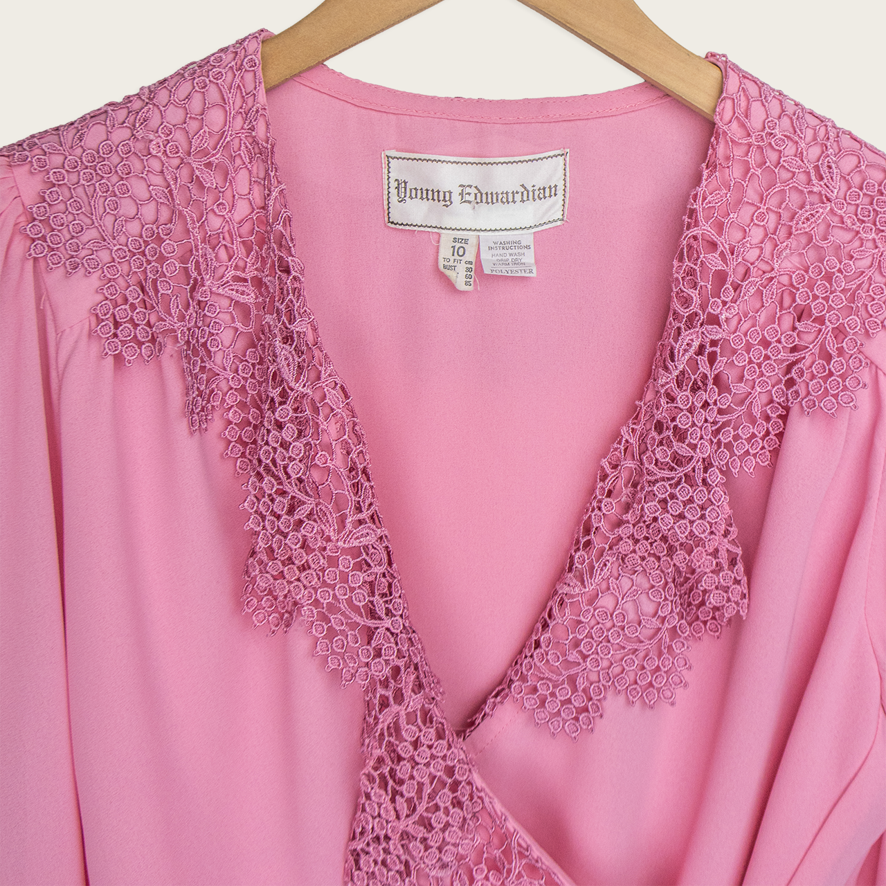 Vintage Young Edwardian Lace Two Piece Set - Size XS/S
