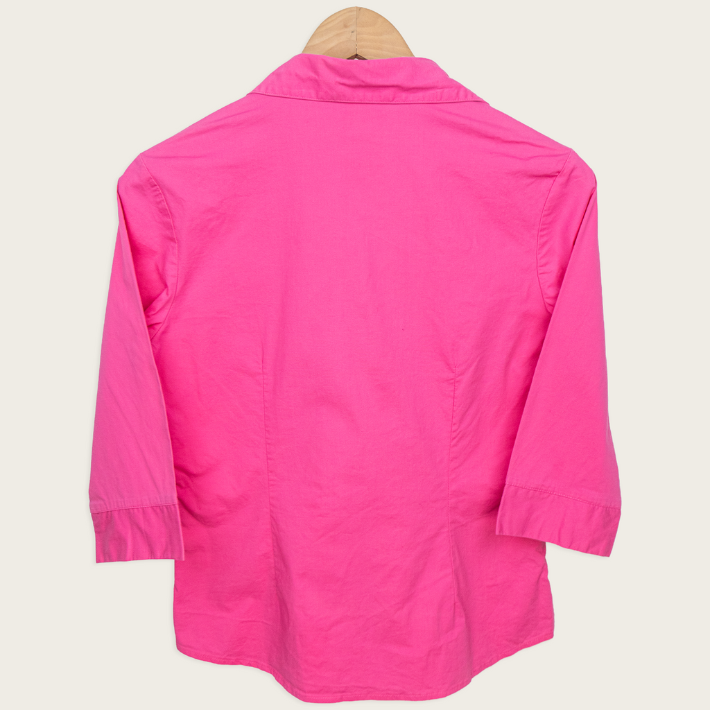 00s Expression Ruffle Button-Up Shirt - Size S