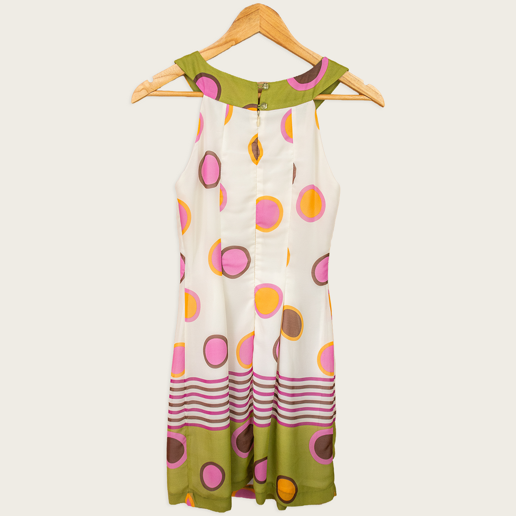 Vintage Review Australia Dress - Retro Polka Print - Size 6