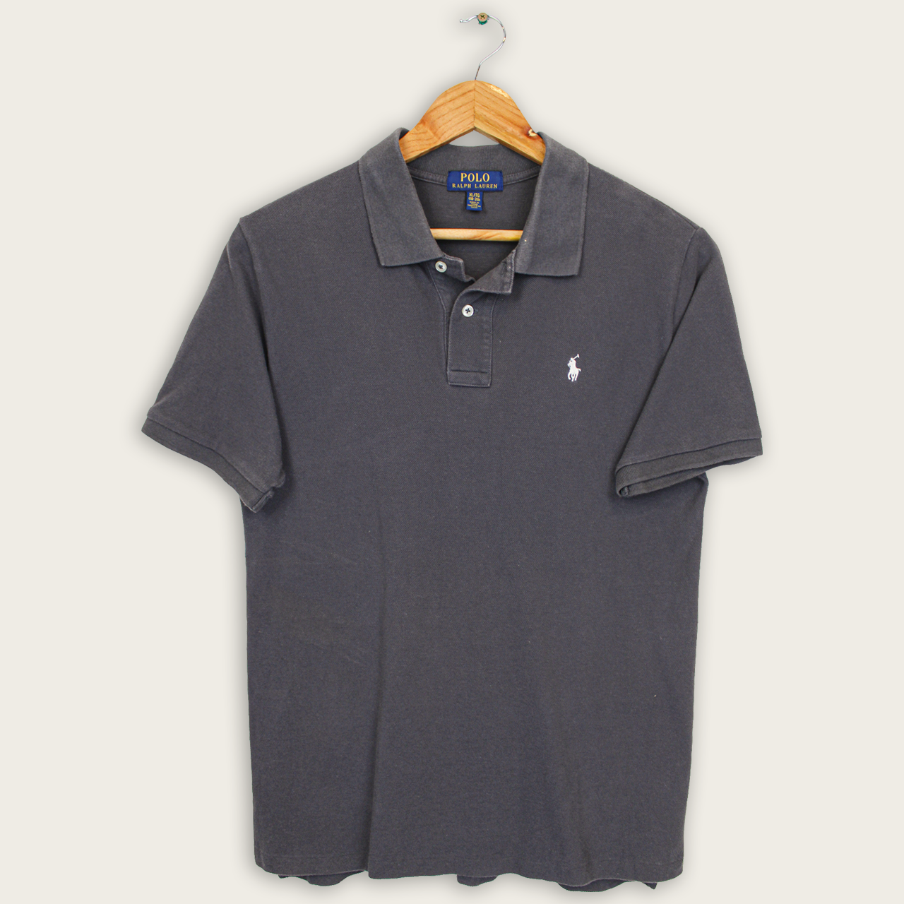 Ralph Lauren Polo Shirt - Charcoal - L