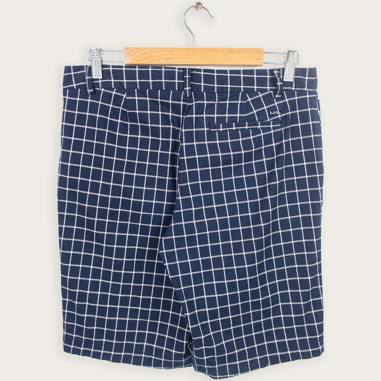 Y2K Ralph Lauren Check Shorts - Navy Check - Size 6