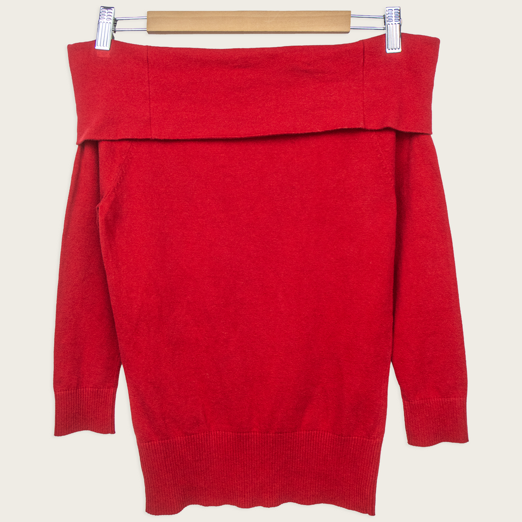 00s Esprit Off-Shoulder Knit - Size XS