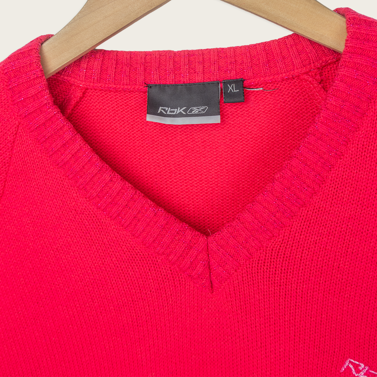 00s Reebok Knit Jumper - Size S/M
