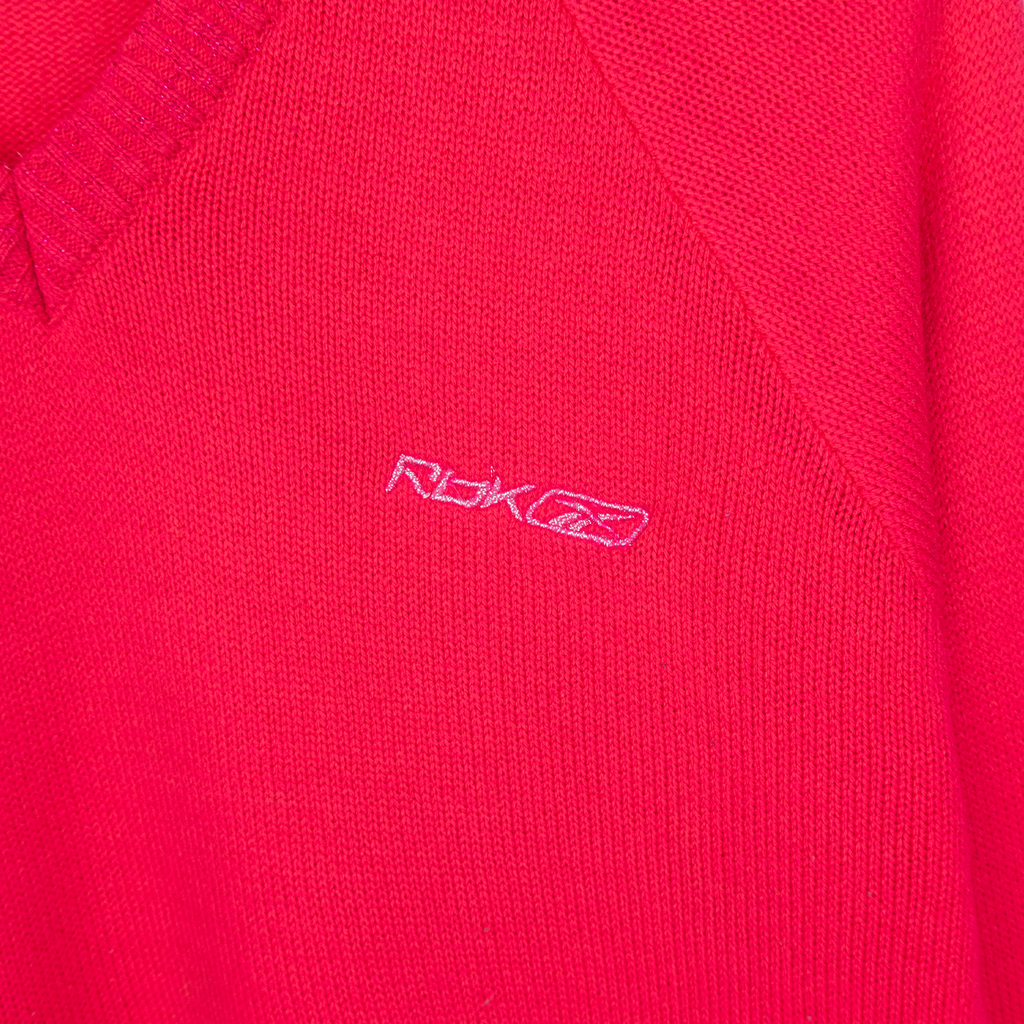 00s Reebok Knit Jumper - Size S/M