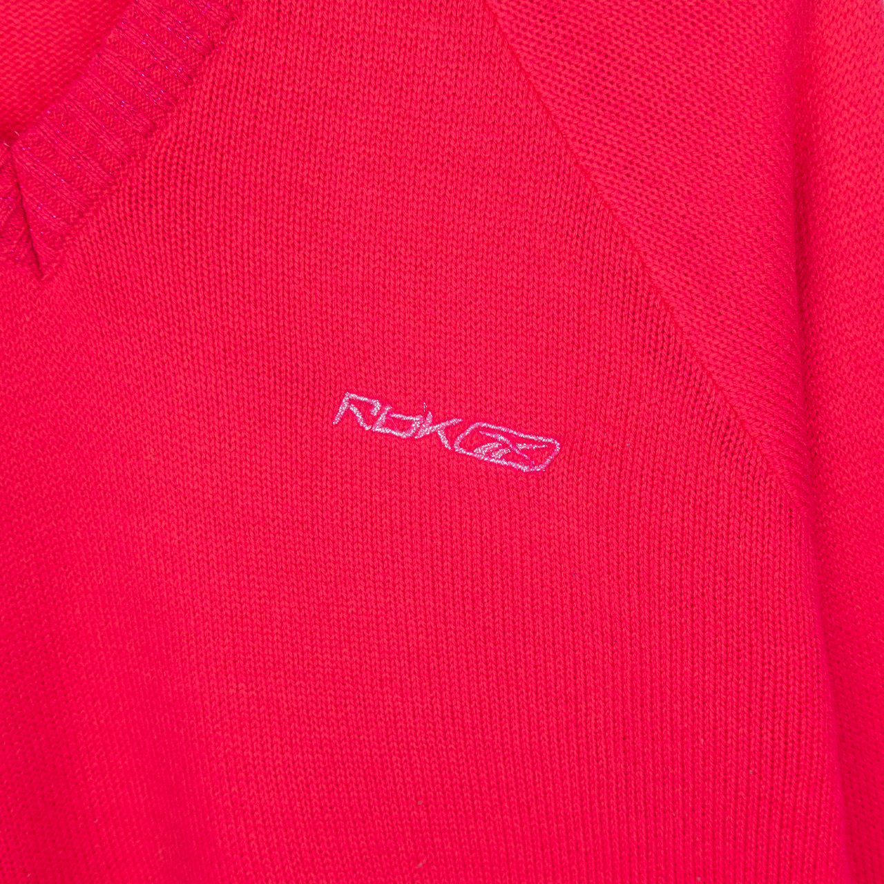 00s Reebok Knit Jumper - Size S/M